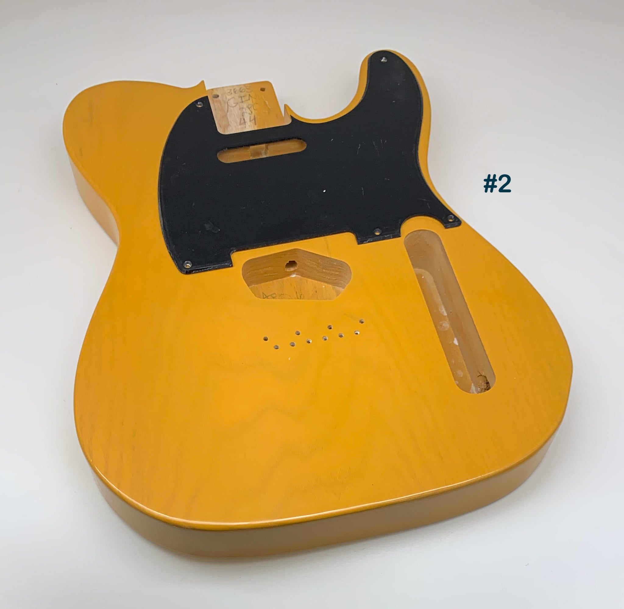 Nitro Lacquer Relic Butterscotch T-Style Guitar Body (4lbs 3oz)