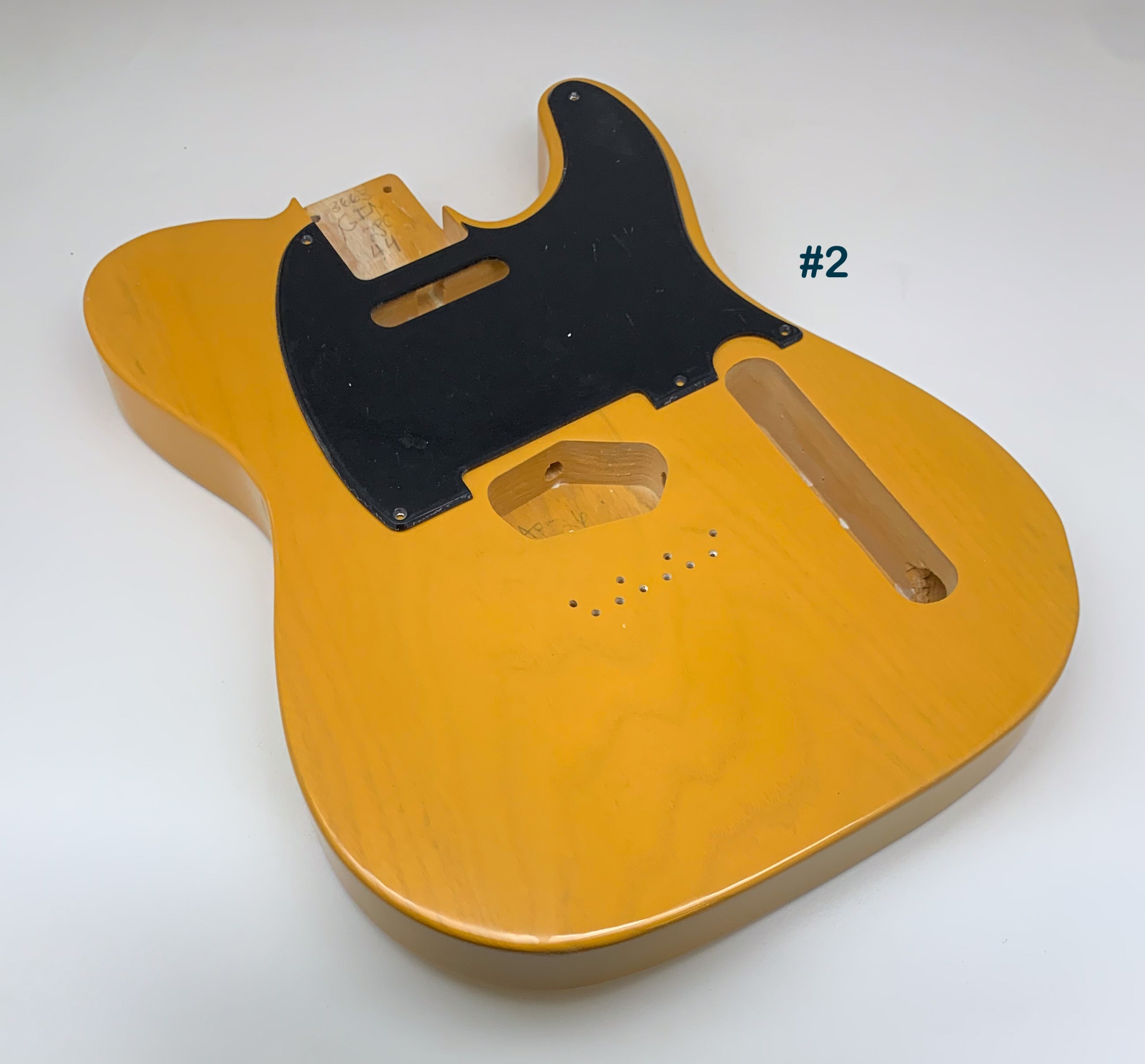 Nitro Lacquer Relic Butterscotch T-Style Guitar Body (4lbs 3oz) - Image 3