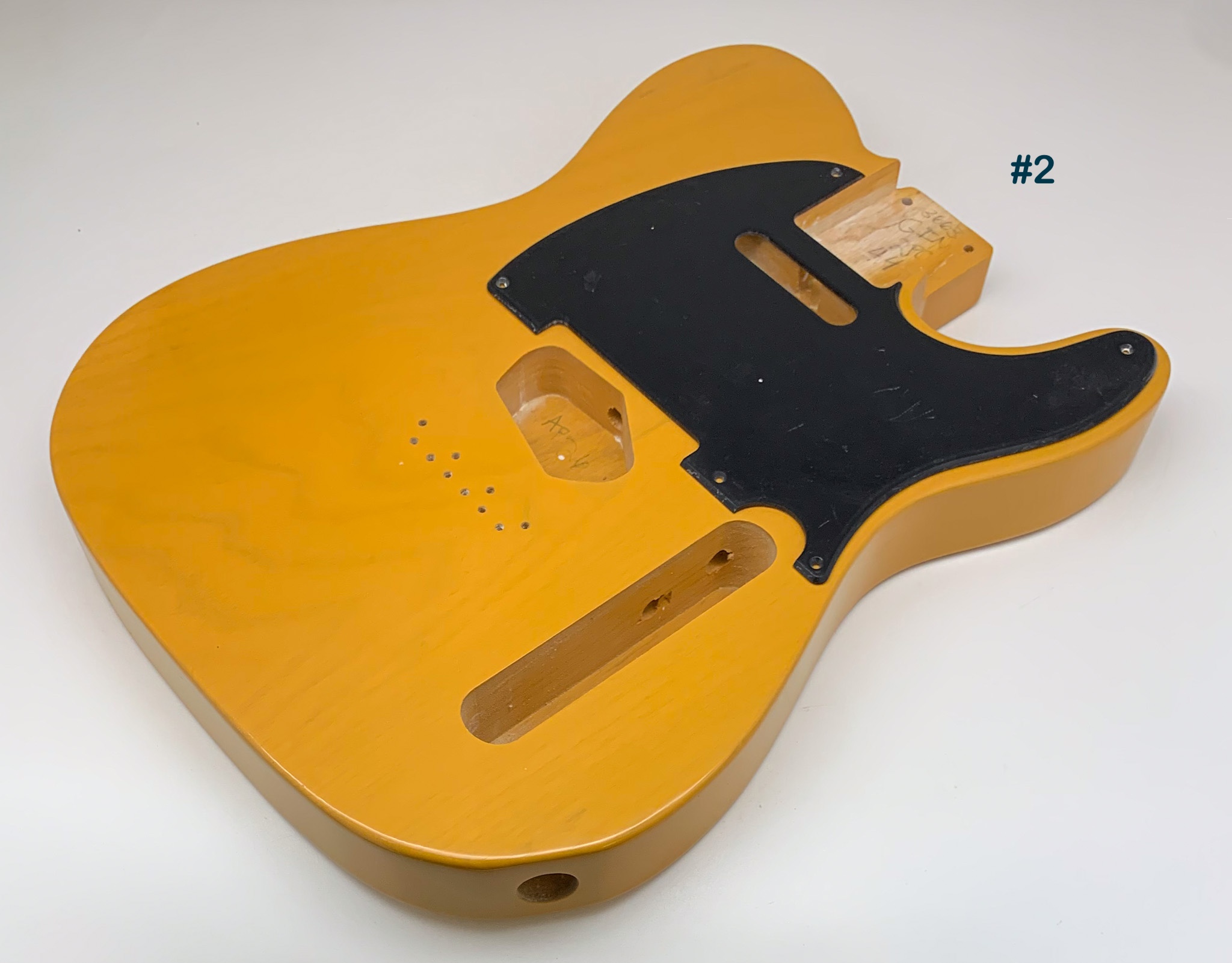 Nitro Lacquer Relic Butterscotch T-Style Guitar Body (4lbs 3oz) - Image 4