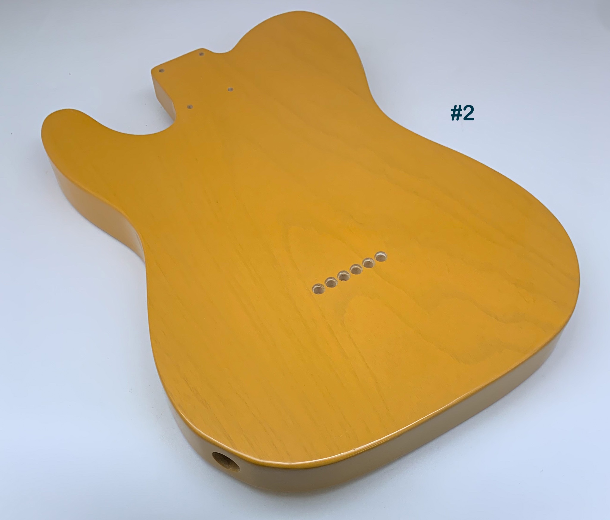 Nitro Lacquer Relic Butterscotch T-Style Guitar Body (4lbs 3oz) - Image 5