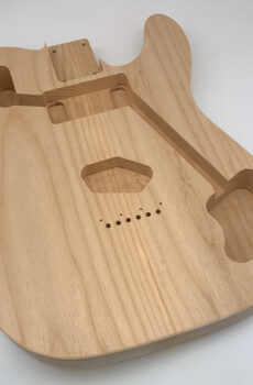 Nitro Lacquer Aged Relic Alder T-Style Custom Guitar Body (4lbs 1oz) - Pick-a-Color
