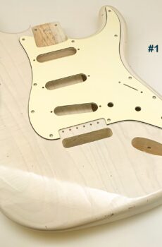 Nitro Lacquer Relic White Blonde S-Style Guitar Body (3lbs 12oz)