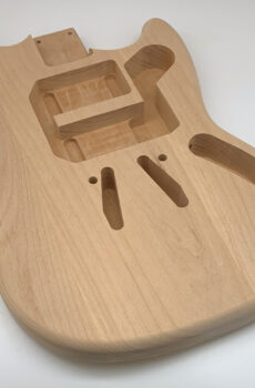 Nitro Lacquer Aged Relic Alder Stang-Style Custom Guitar Body (3lbs 6oz) - Pick-a-Color