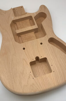 Nitro Lacquer Aged Relic Alder Stang-Style Custom Guitar Body (3lbs 13oz) - Pick-a-Color