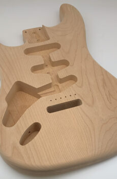 Alder Lefty S-Style Guitar Body (3lbs 14oz) - Pick-a-Color
