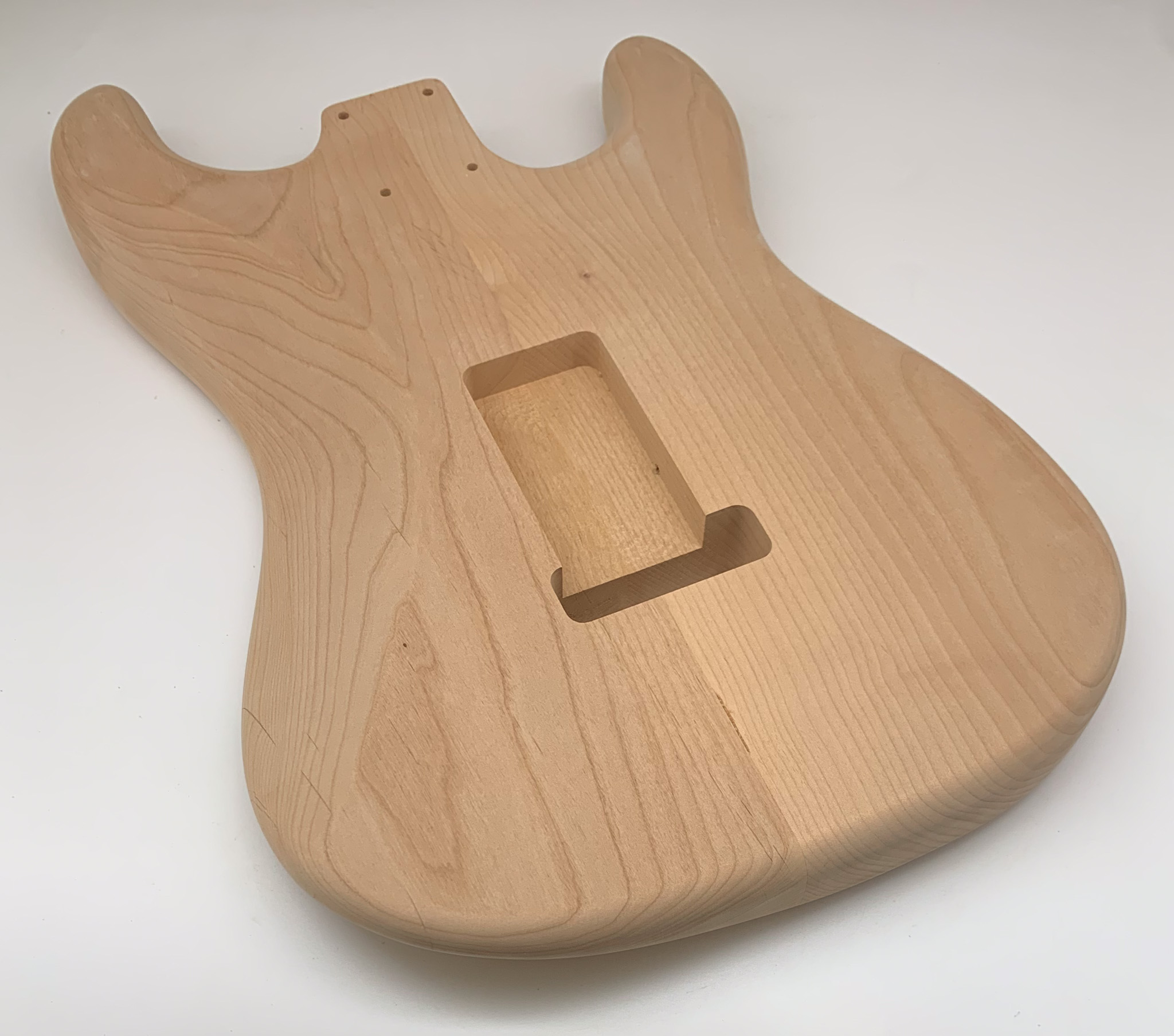 Alder Lefty S-Style Guitar Body (3lbs 14oz) - Pick-a-Color - Image 2