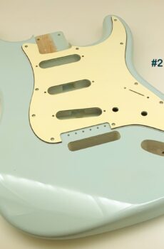 Nitro Lacquer Relic Faded Sonic Blue S-Style Guitar Body