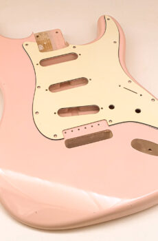 Nitro Lacquer Relic Faded Shell Pink S-Style Guitar Body (4lbs 1oz)