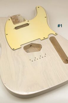 Nitro Lacquer Relic White Blonde T-Style Guitar Body