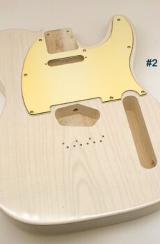 Nitro Lacquer Relic White Blonde T-Style Guitar Body