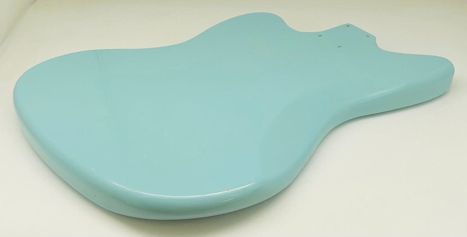 Nitro Lacquer Relic Daphne Blue Jazz-Style Guitar Body (4lbs 6oz) - Image 9