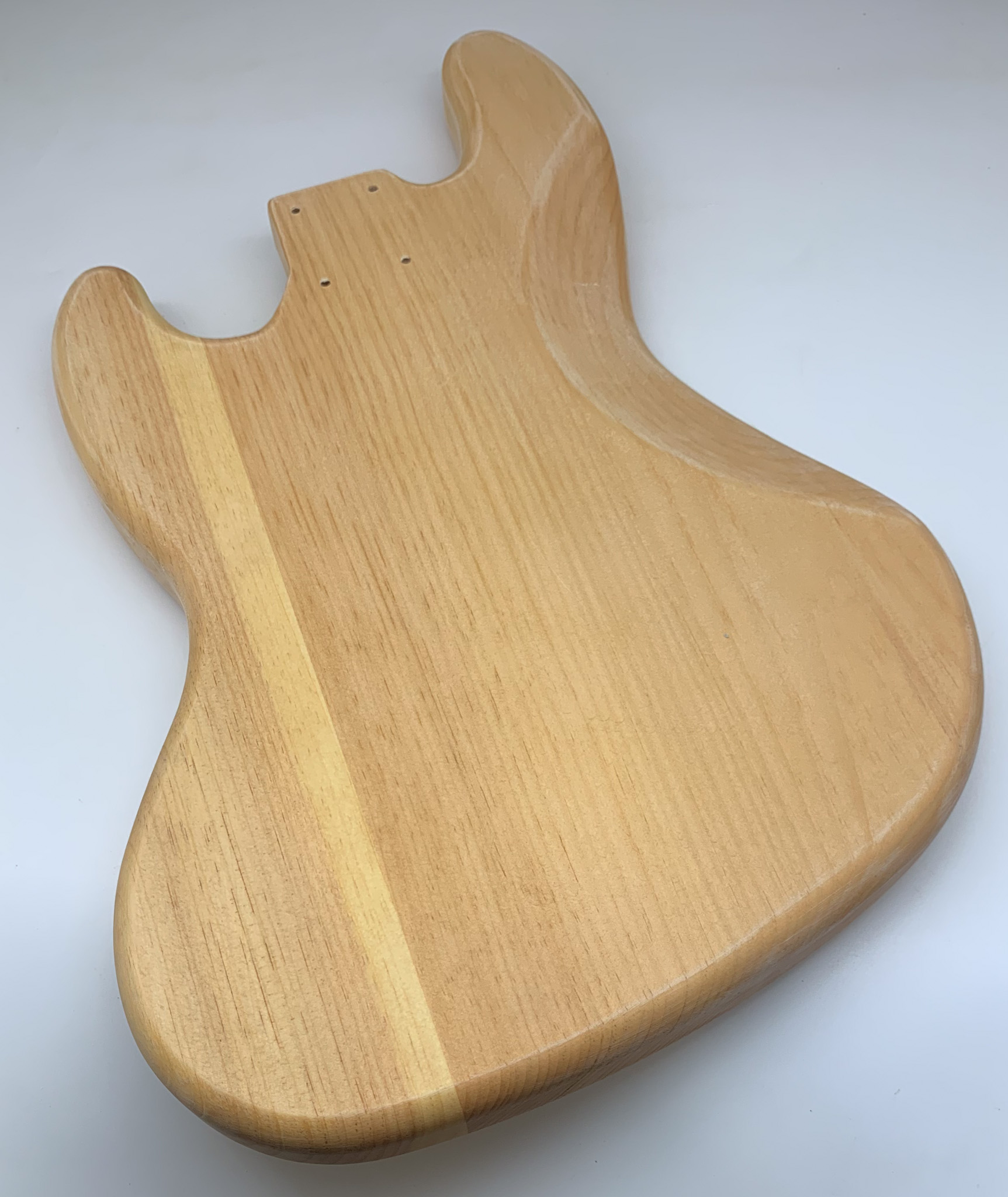 Pine J-Style Bass Guitar Body (3lbs 15oz) - Pick-a-Color - Image 2