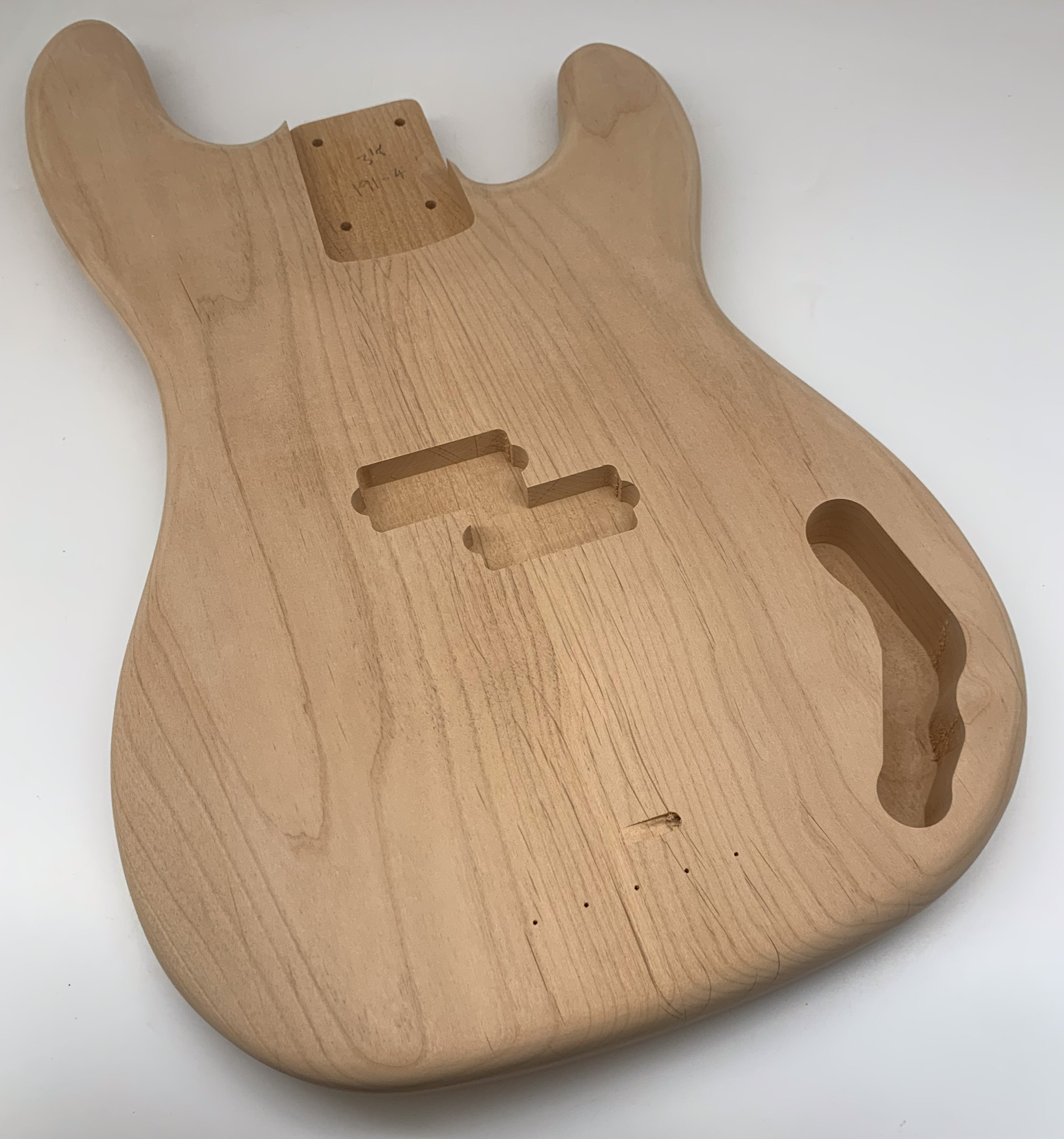 Alder P-Style Bass Guitar Body (3lbs 8oz) - Pick-a-Color