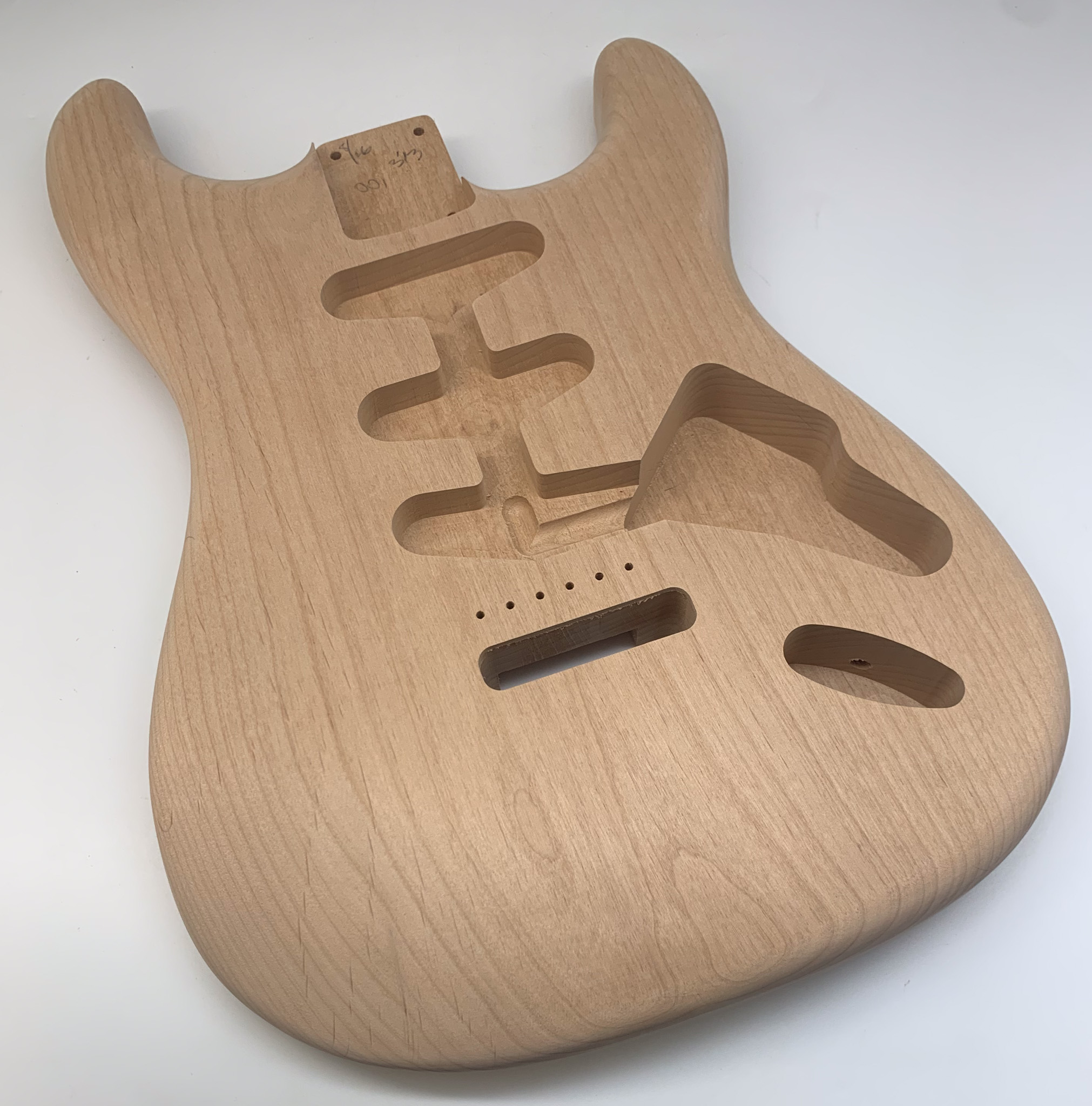 1 PIECE Alder S-Style Guitar Body - Pick-a-Color (3lbs 14oz)